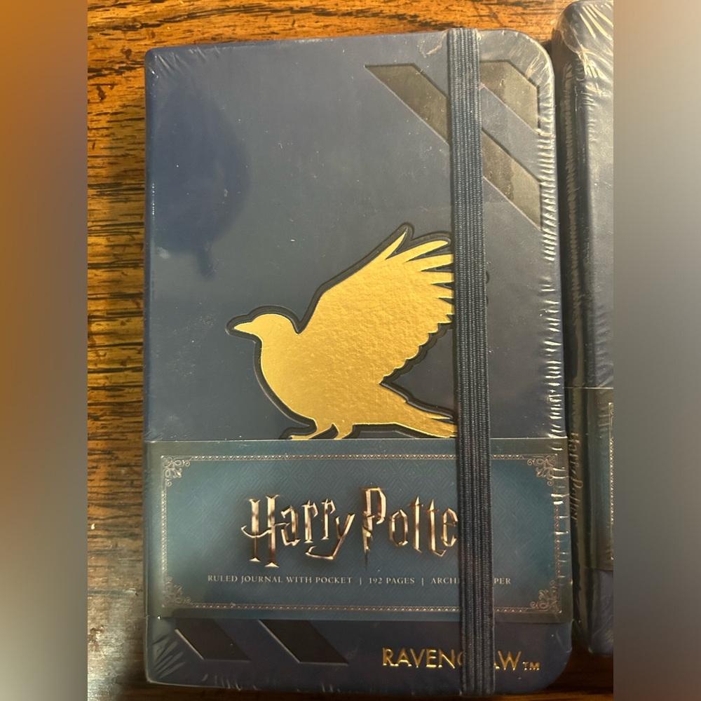 Set of Four New Harry Potter Ravenclaw Lined Journals